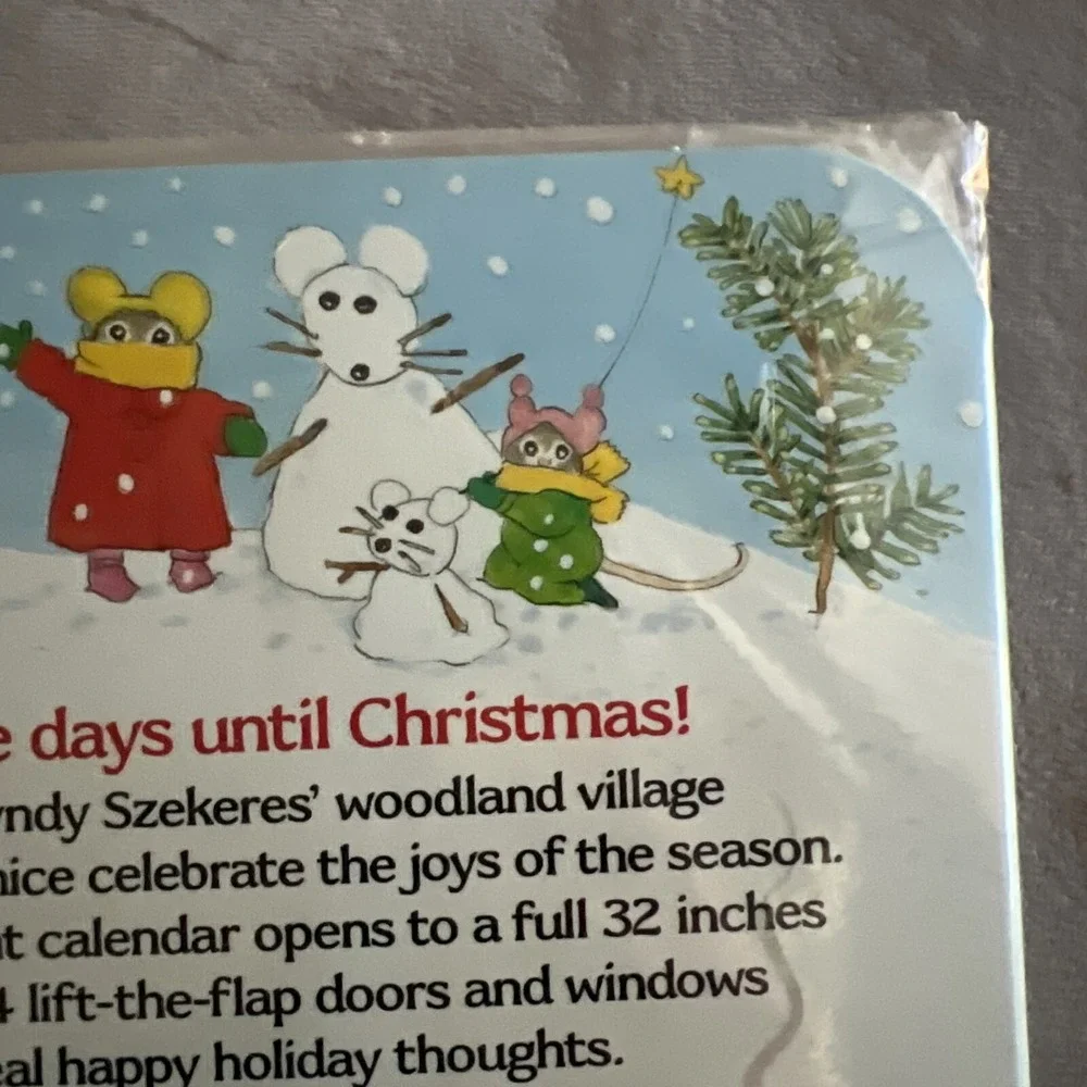 A Very Merry Mouse Country Christmas:‎ An Advent Calendar 24 Thoughts 1998 NOS